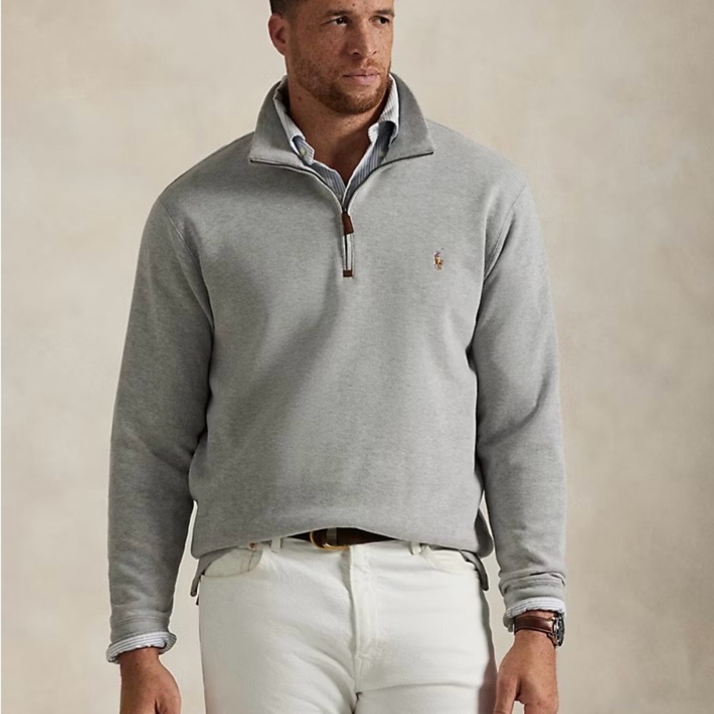 Polo Ralph Lauren Estate-Rib Quarter-Zip Pullover